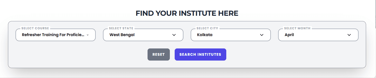 Refresher PST Course in Kolkata