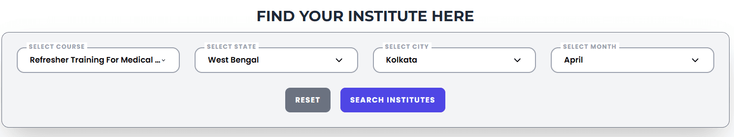 RMFA Course in Kolkata