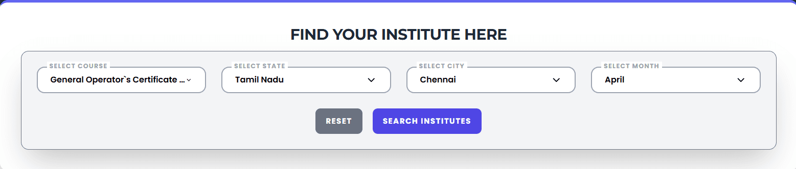 GMDSS Course in Kochi (Kerala)