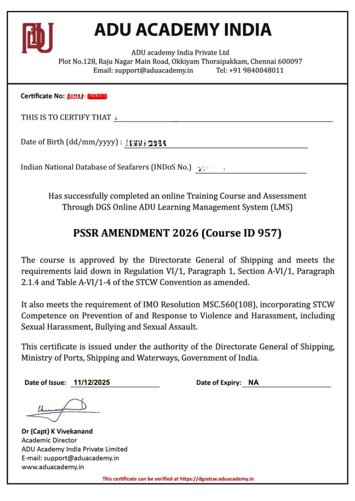 How to Download Latest PSSR Certificate PDF: Step-by-Step Procedure