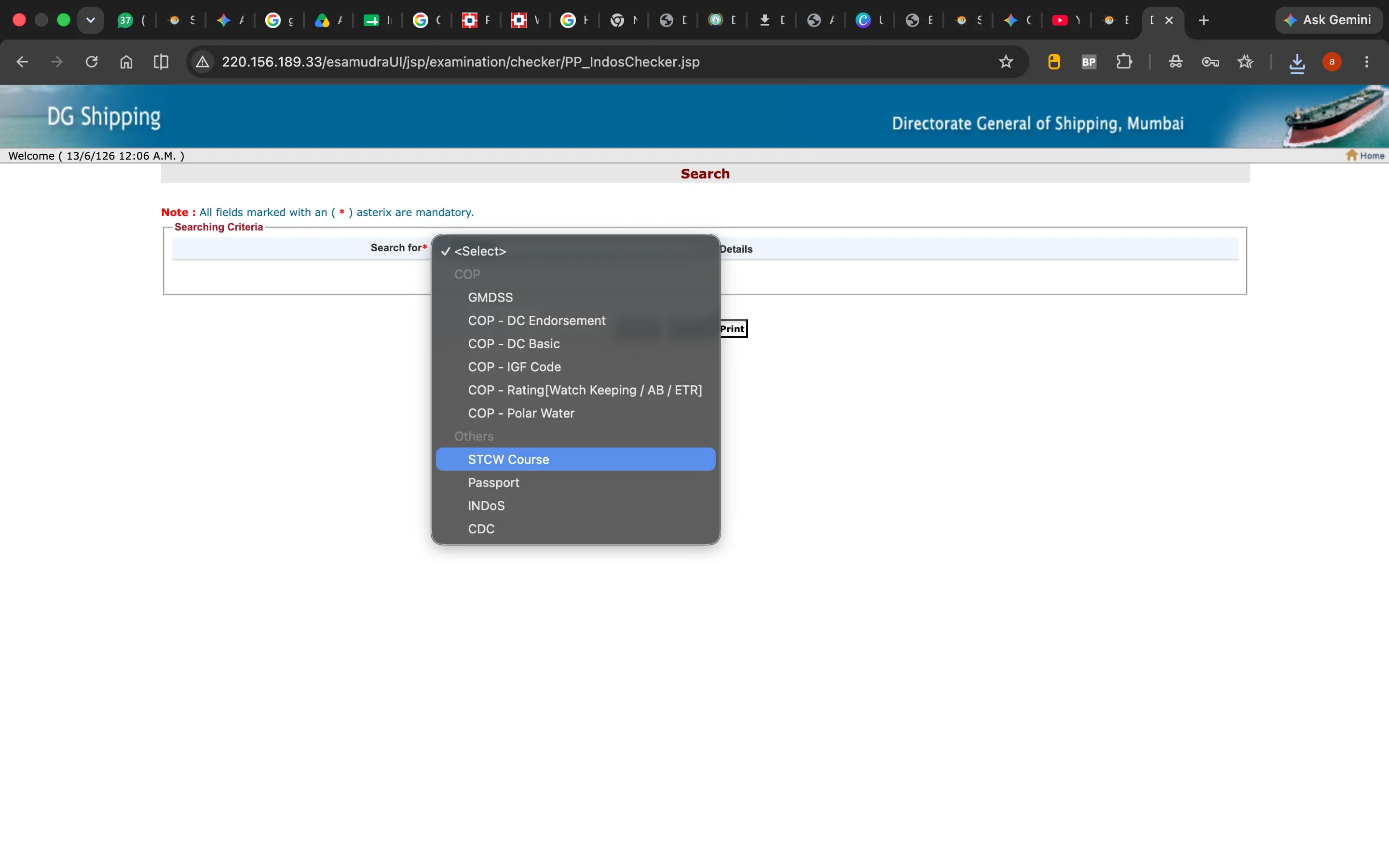 How to Download STCW Course Certificate Online from DG Shipping