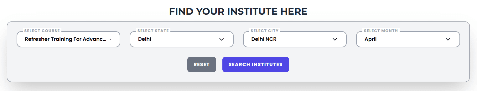 Refresher AFF Course in Delhi