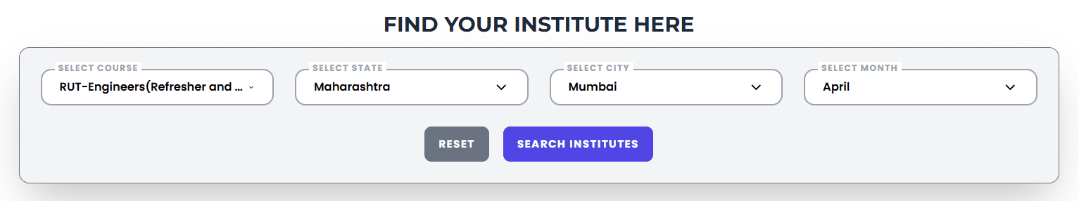RUT-Engineers Course in Mumbai
