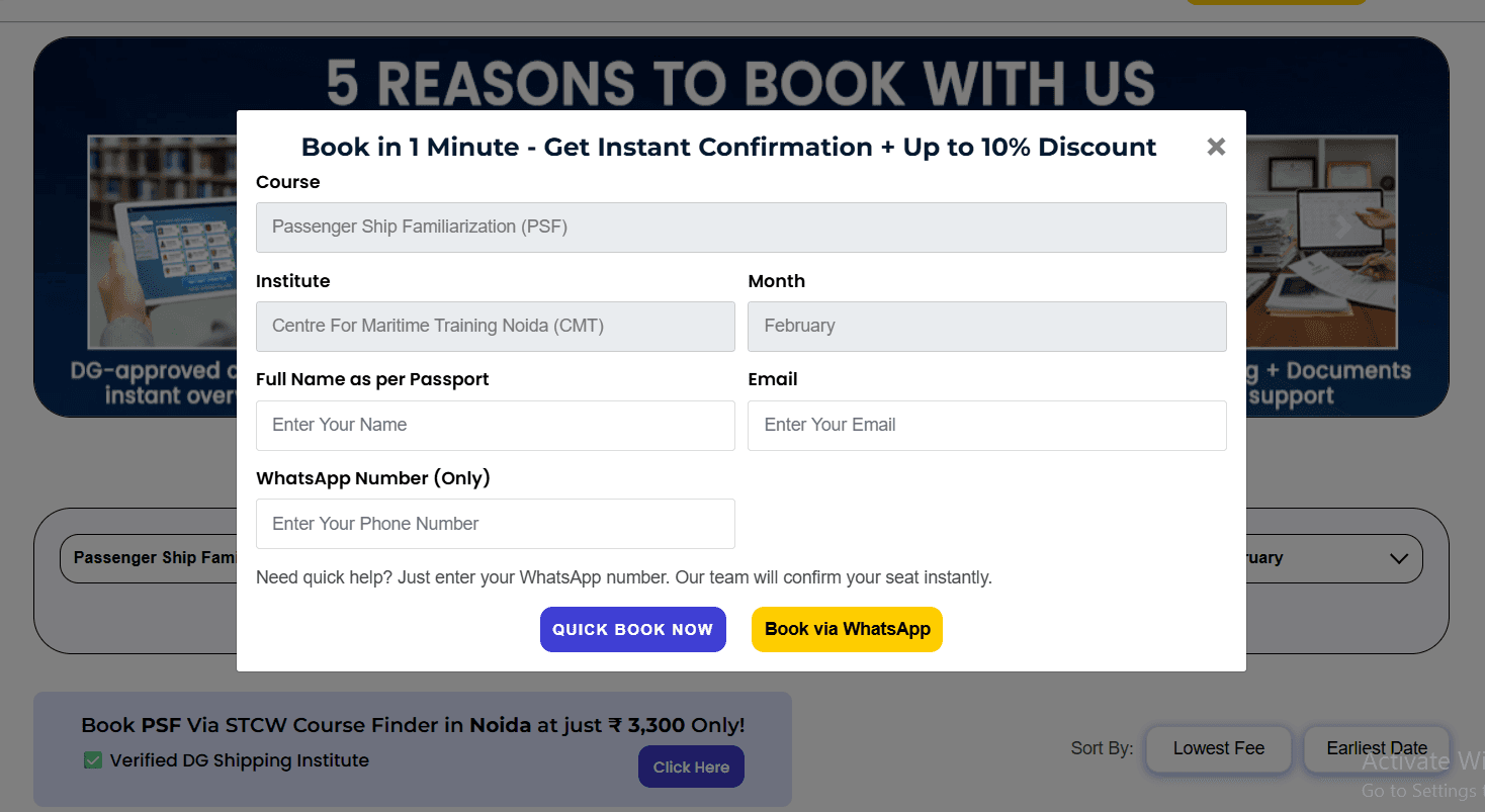 Cruise Courses in Mumbai