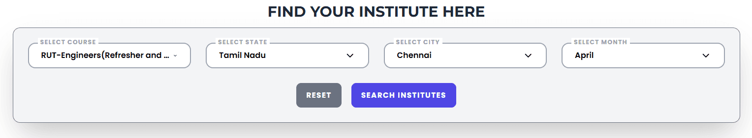 RUT-Engineers Course in Chennai