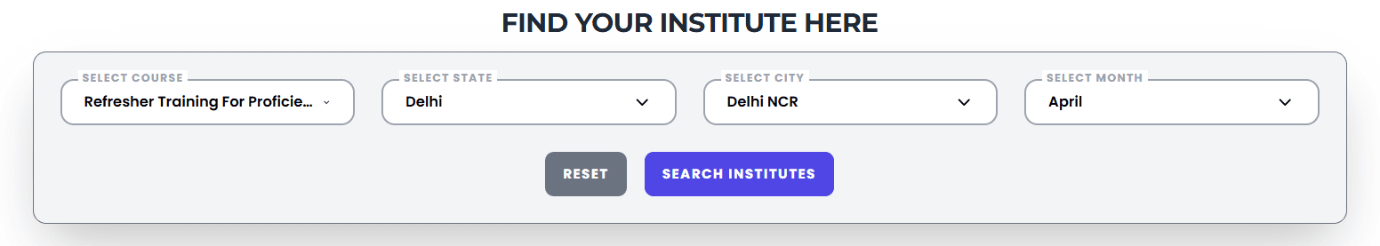 Refresher PSCRB course in Lucknow
