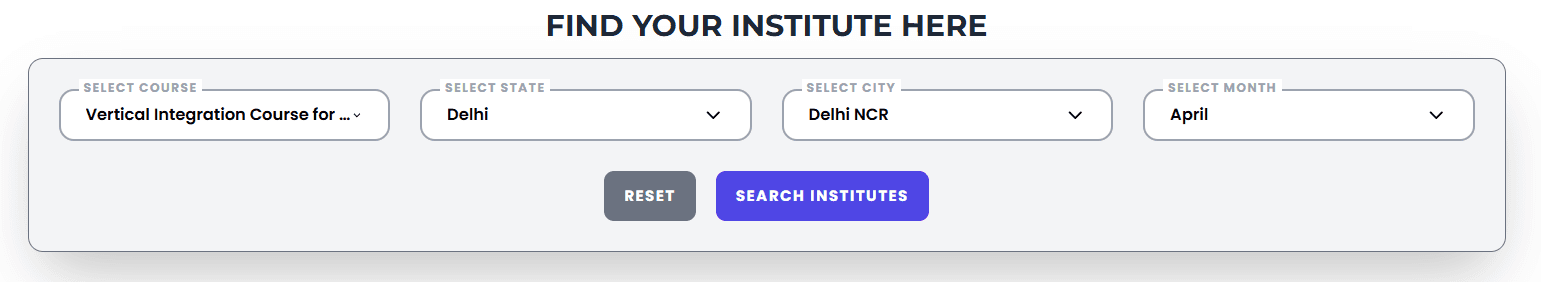 VICT Course in Delhi NCR