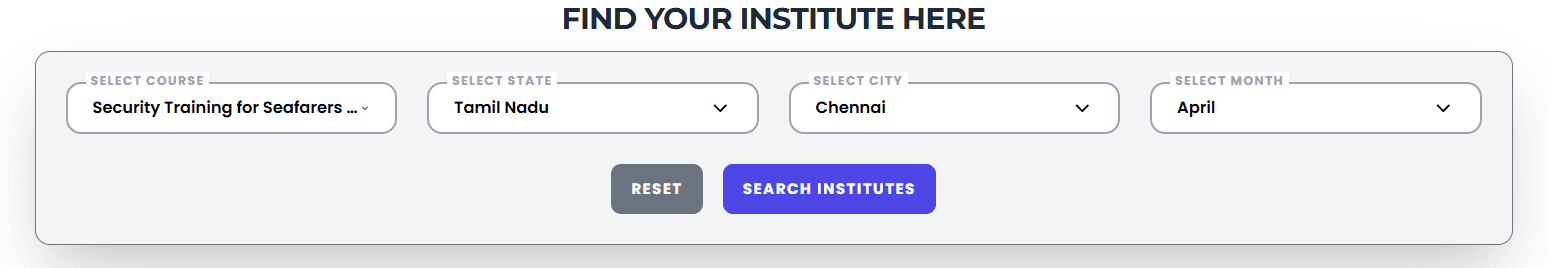 STSDSD Course in Chennai