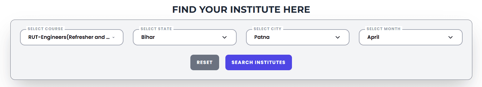 RUT-Engineers Course in Patna