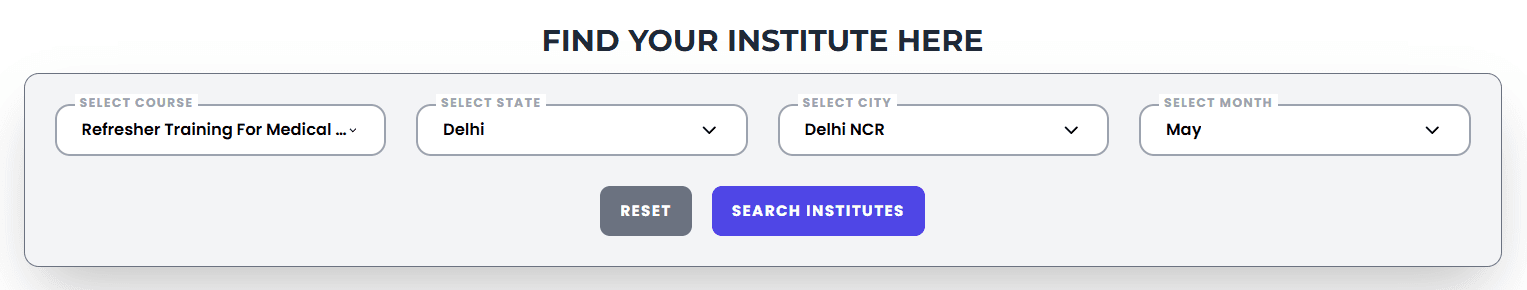 RMFA Course in Delhi