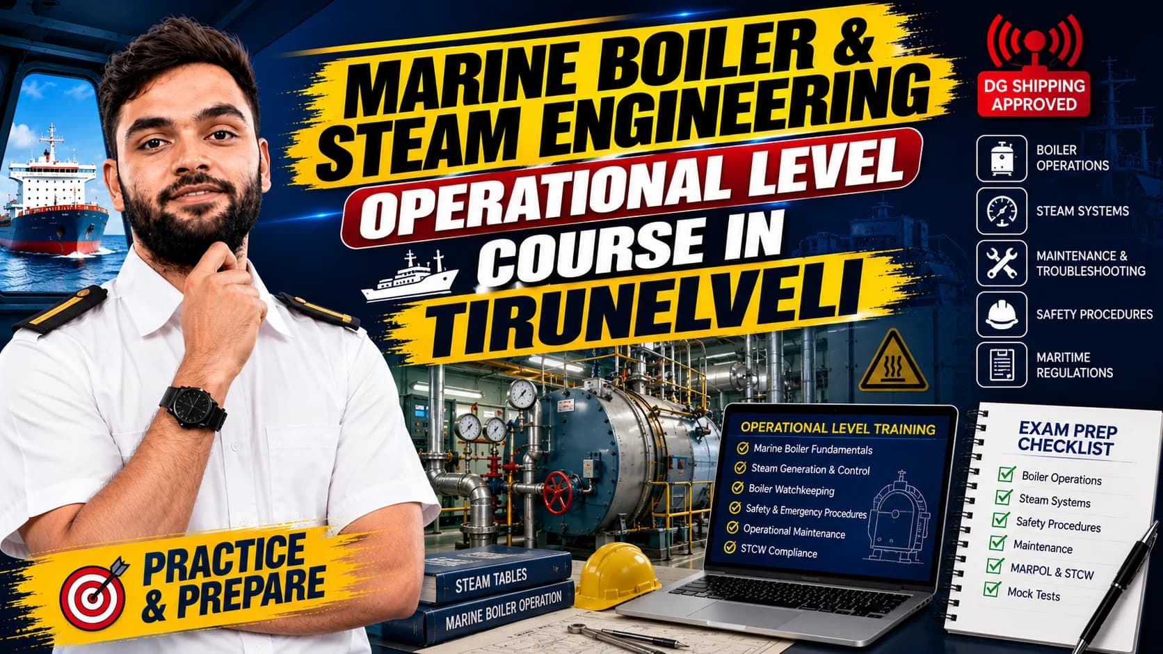 How to Book a Marine Boiler & Steam Engineering Course - Operational Level Course