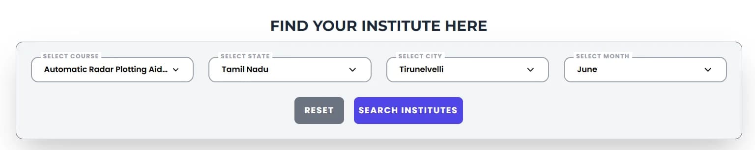 ARPA Course In Tirunelveli