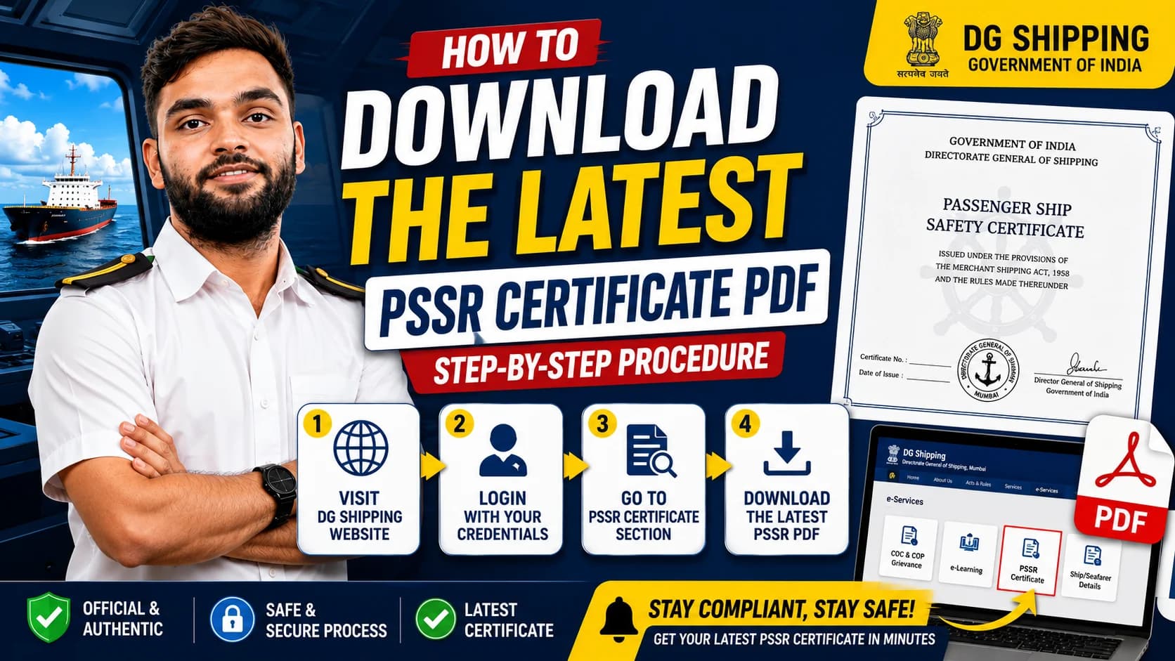 How to Download Latest PSSR Certificate PDF: Step-by-Step Procedure