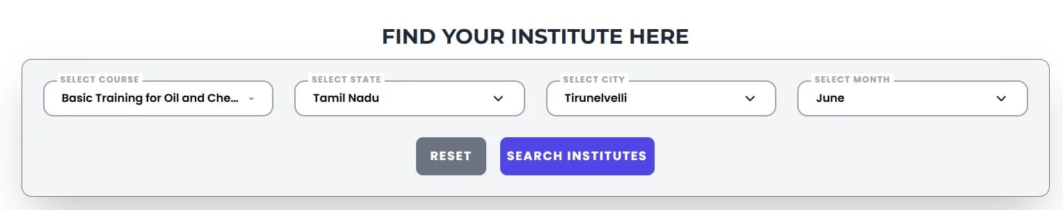 OCTCO Course In Tirunelveli