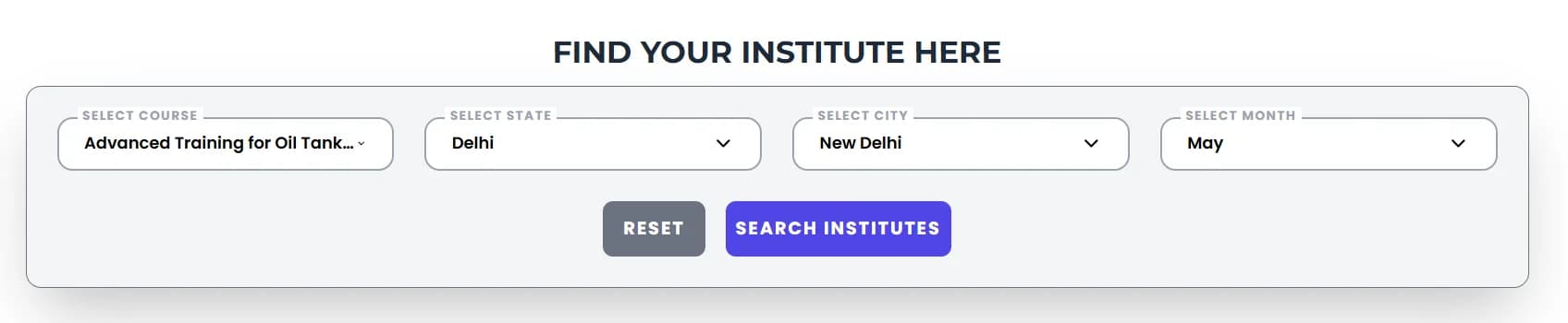 TASCO Course in New Delhi