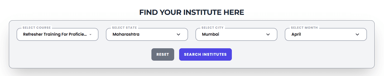 Refresher FPFF course in Mumbai